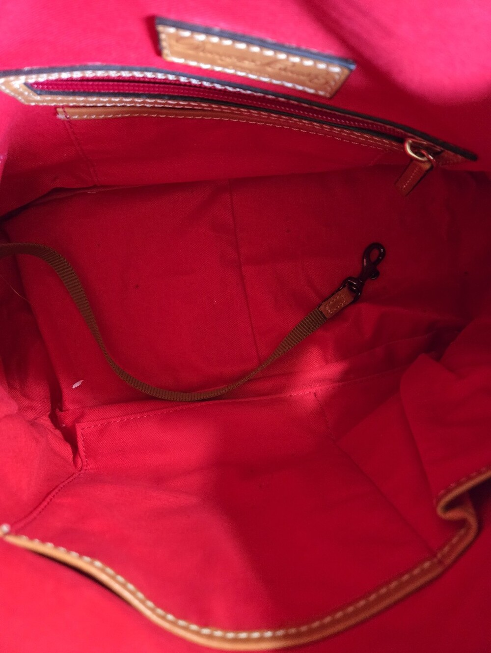 Dooney & Bourke Teal Green Florentine Leather Presley Shoulder Bag EUC - Picture 8 of 14